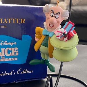 Grolier Disney Presidents addition Mad Hatter Christmas ornament